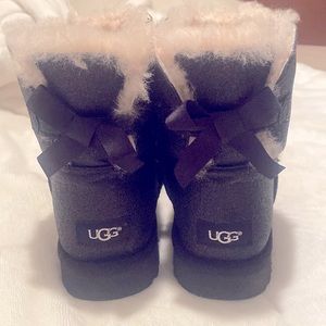 Black sparkly UGGs